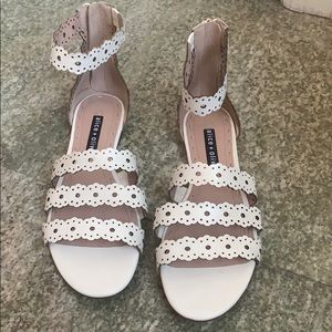 Alice and Olivia Penny Leather Flat Sandal